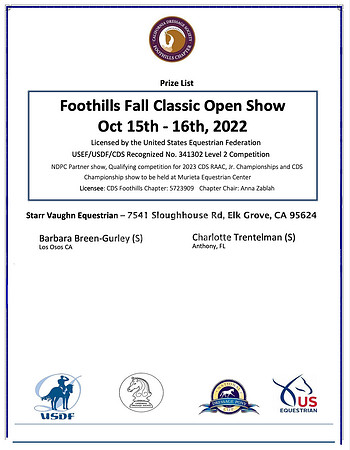 2022FoothillFallClassic