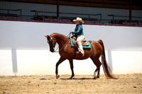 Class 218 A/HA/AA Walk Jog Western Pleasure Championship Riders 10. yrs & Under