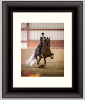 Black Scoop Frame with Mat