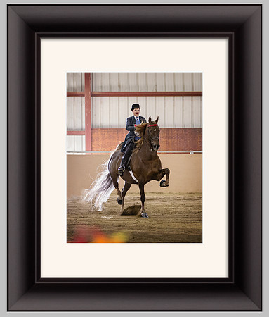 Black Scoop Frame with Mat