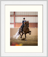 White Frame with Mat