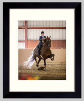 Black Frame with Mat